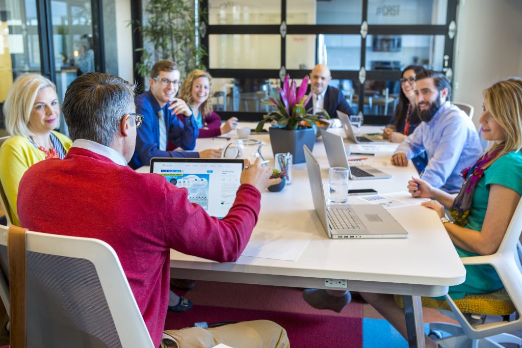 Business people meeting in a conference room