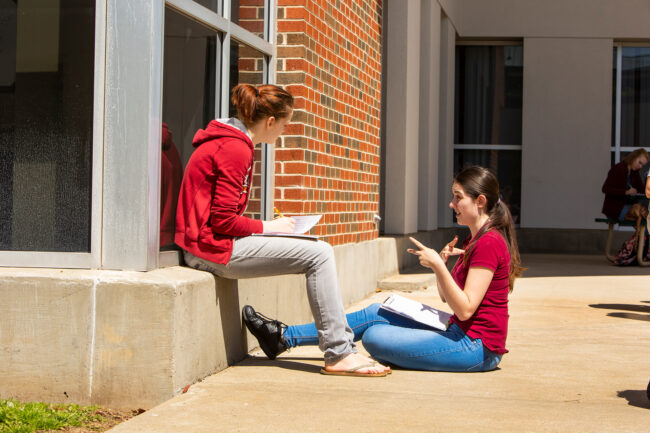 ASL_Class_Outside ASL Class Meeting Outside